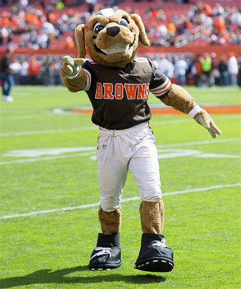 What is the browns mascot 2023